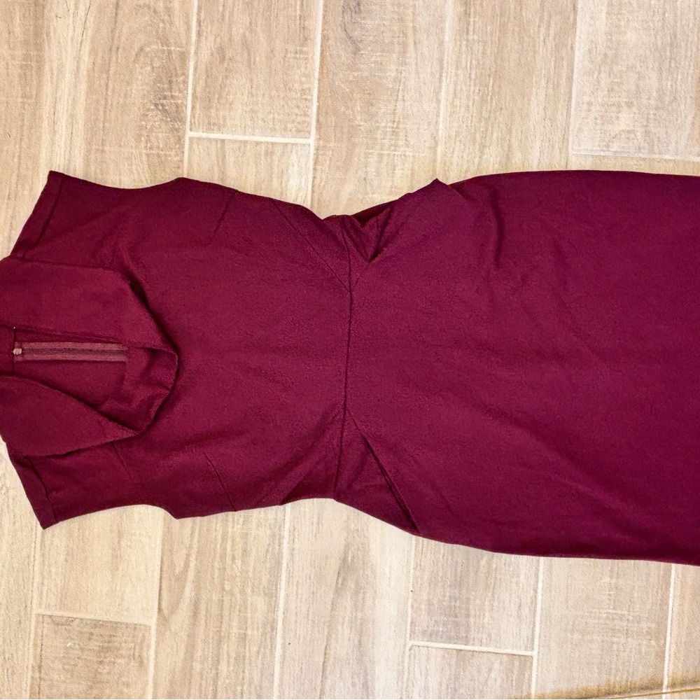Banana Republic Burgundy Midi Dress